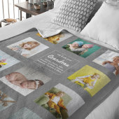 We Love You Oma Foto Collage Fleece Deken