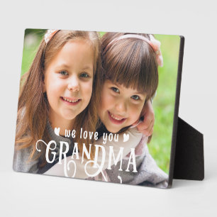 We Love You Oma Foto Fantasie Lettering Op Maat Fotoplaat