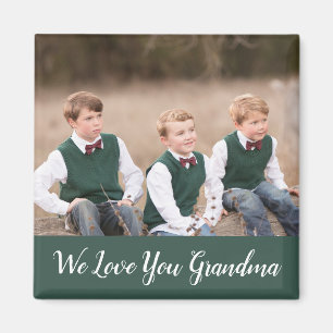 We Love You Oma Foto Magneet
