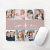 We Love you Oma Script 8 Foto Modern Muismat (Met muis)