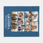 We Love You Opa - 10 Foto Collage - Modern Fleece Deken (Voorkant (Horizontaal))
