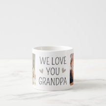We Love You Opa Modern Zwart Minimalistisch Foto