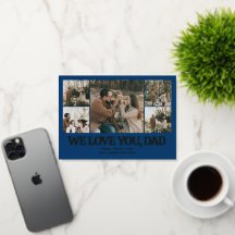 We Love You Papa 7 Foto Collage Vaderdag