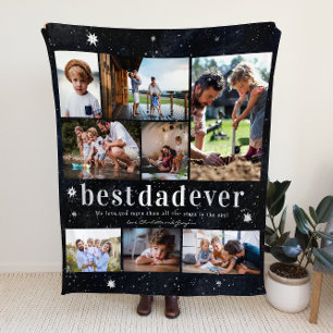 We Love You Papa 8 Foto Persoonlijk Fleece Deken