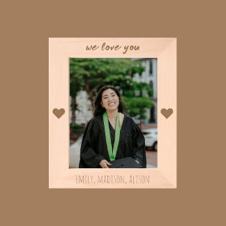 We Love You Personalized Engraved Picture Frame Gegraveerde Lijstjes