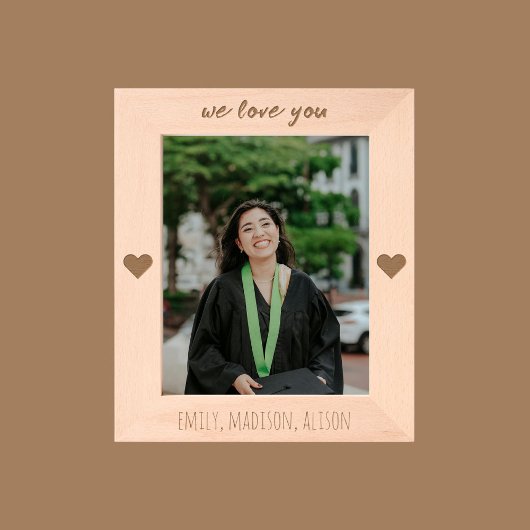 We Love You Personalized Engraved Picture Frame Gegraveerde Lijstjes