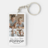 We Love You Poppop Foto Sleutelhanger (achterkant)