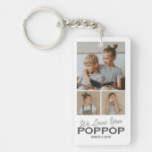 We Love You Poppop Foto Sleutelhanger (Voorkant)
