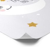 We love you tot de maan en terug muurkunst voor ki poster (Hoek)