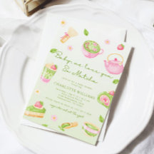 We Love you zo Matcha Baby Girl Shower