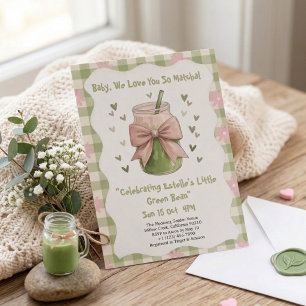 We Love You Zo Matcha Meisje Baby Shower Kaart