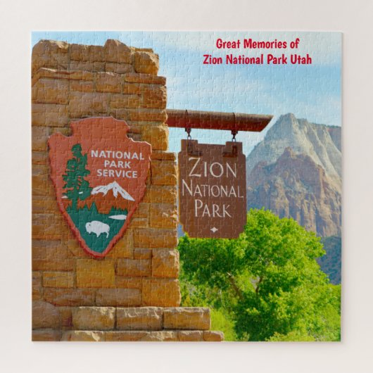 We Love Zion National Park Utah Legpuzzel (Verticaal)
