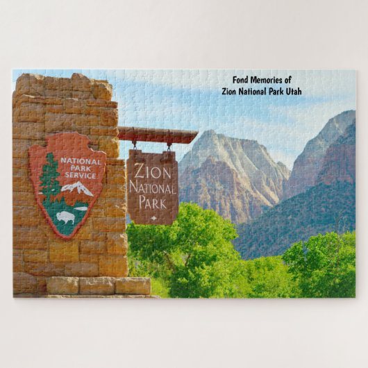 We Love Zion National Park Utah Puzzel (Horizontaal)