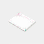 We maakten een Wish Baby shower Post it Notes Plan (Schuin)