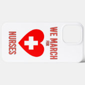 We maart voor verpleegsters - Warm Heartful Nurse Case-Mate iPhone Case (Achterkant (horizontaal))
