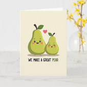 We Make A Great Pear Card Kaart (Gele Bloem)
