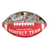 “We Make a Perfect Team” 4 Photo American Football (Voorkant)