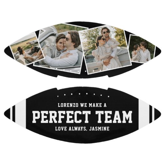 “We Make a Perfect Team” 4 Photo American Football (Panelen)