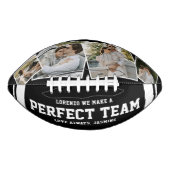 “We Make a Perfect Team” 4 Photo American Football (Voorkant)