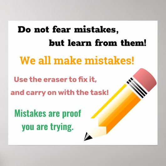 We maken allemaal fouten poster (Voorkant)