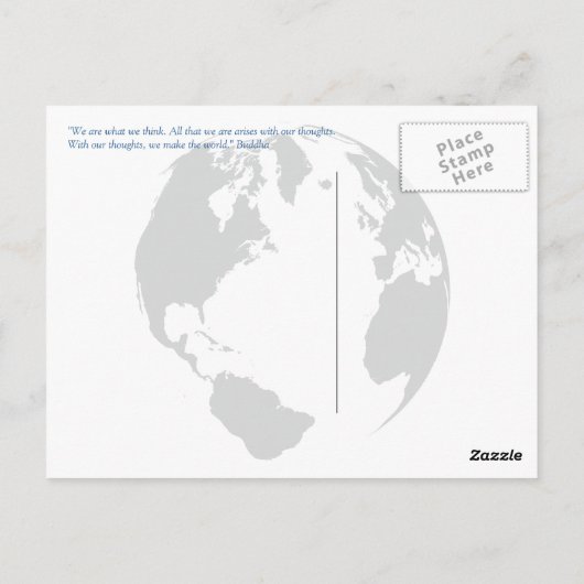 We maken de World Buddha Quote Briefkaarten (Achterkant)