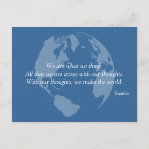 We maken de World Buddha Quote Briefkaarten