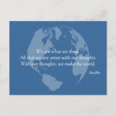 We maken de World Buddha Quote Briefkaarten (Voorkant)