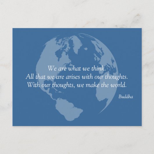We maken de World Buddha Quote Briefkaarten (Voorkant)