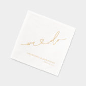 We maken een elegante moderne bruiloft folie servetten (Links)