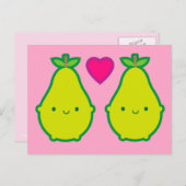 'We maken een geweldig paar' peren Briefkaart (Voorkant / Achterkant)