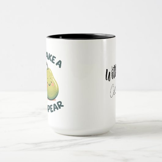 We maken een geweldig peer custom Valentijns's cad Mok (Midden)