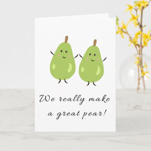 We maken een geweldige peer kaart (Gele Bloem)