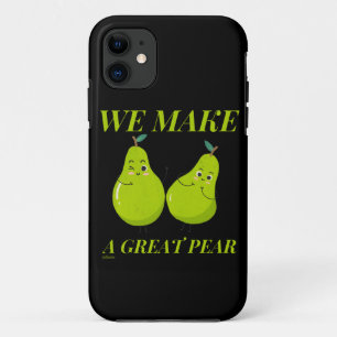 WE MAKEN EEN GREAT PEAR grappige liefde Case-Mate iPhone Case