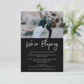 We maken een handgeschreven uitnodiging bekend (Staand voorkant)