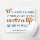 We maken een leven met wat we mousepad geven muismat (Met muis)