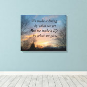 WE MAKEN EEN LEVENDE CHURCHILL VERPAKTE CANVAS PRI (Insitu (Houten vloer))