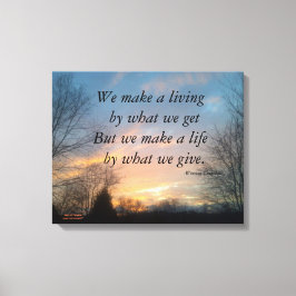 WE MAKEN EEN LEVENDE CHURCHILL VERPAKTE CANVAS PRI AFDRUK