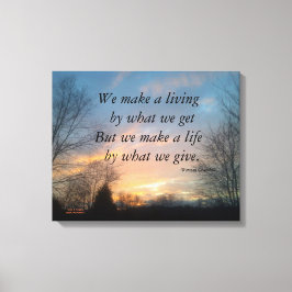 WE MAKEN EEN LEVENDE CHURCHILL VERPAKTE CANVAS PRI AFDRUK