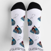 We maken een Perfect Pair Heart Foto Sokken (Top)