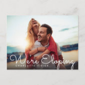 We maken foto's om de datum op te slaan aankondigingskaart (Voorkant)