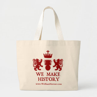 We maken geschiedenis grote tote bag