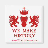 We maken geschiedenis magneet (Voorkant)