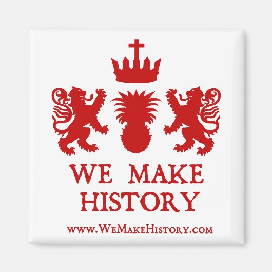 We maken geschiedenis magneet (Voorkant)