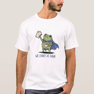 We Maken Grafieken bij Dageraad Kikker Verpleegste T-shirt