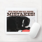 We maken Mistakes Cat Motivatie Quote Muismat (Met muis)