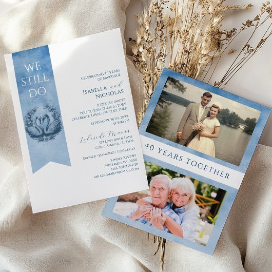 We maken nog steeds foto Jubileum uitnodiging