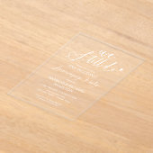 We maken nog steeds Jubileum Acryl Uitnodigingen (Laagn)