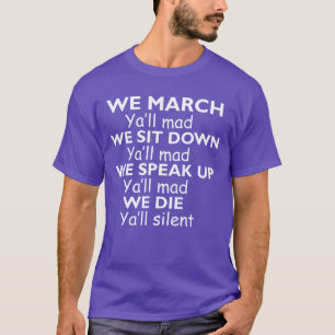 We marcheren Jullie zijn boos We zitten neer Julli T-shirt