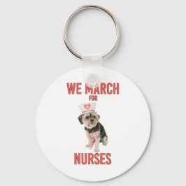 We marken voor verpleegkundigen - Funny Dog Nurse Sleutelhanger