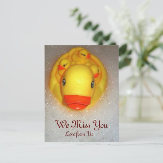 We Miss You_ Briefkaart (Staand voorkant)